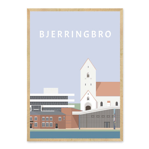 Bjerringbro plakat - gave byplakat