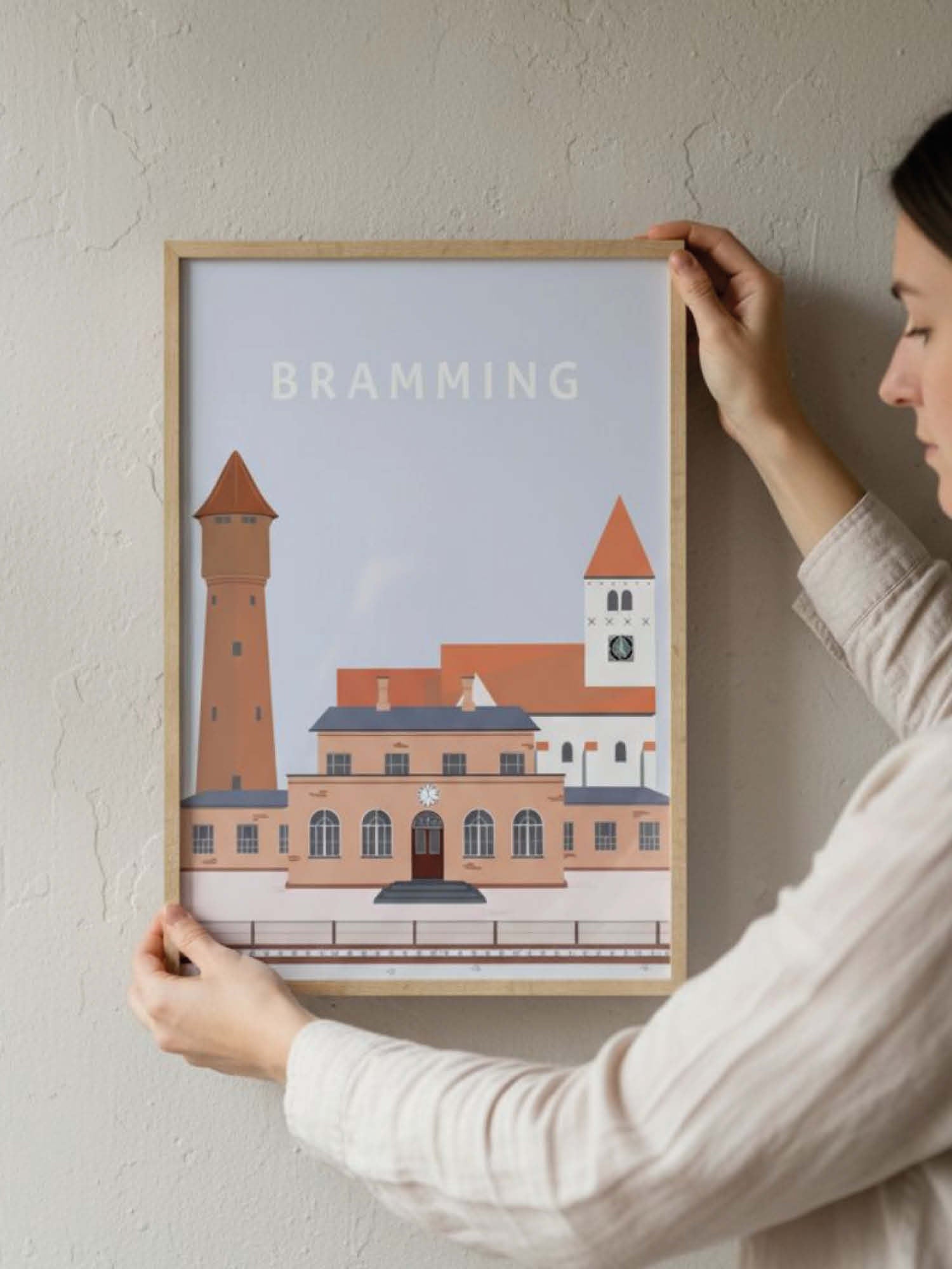 Bramming plakat - gave byplakat