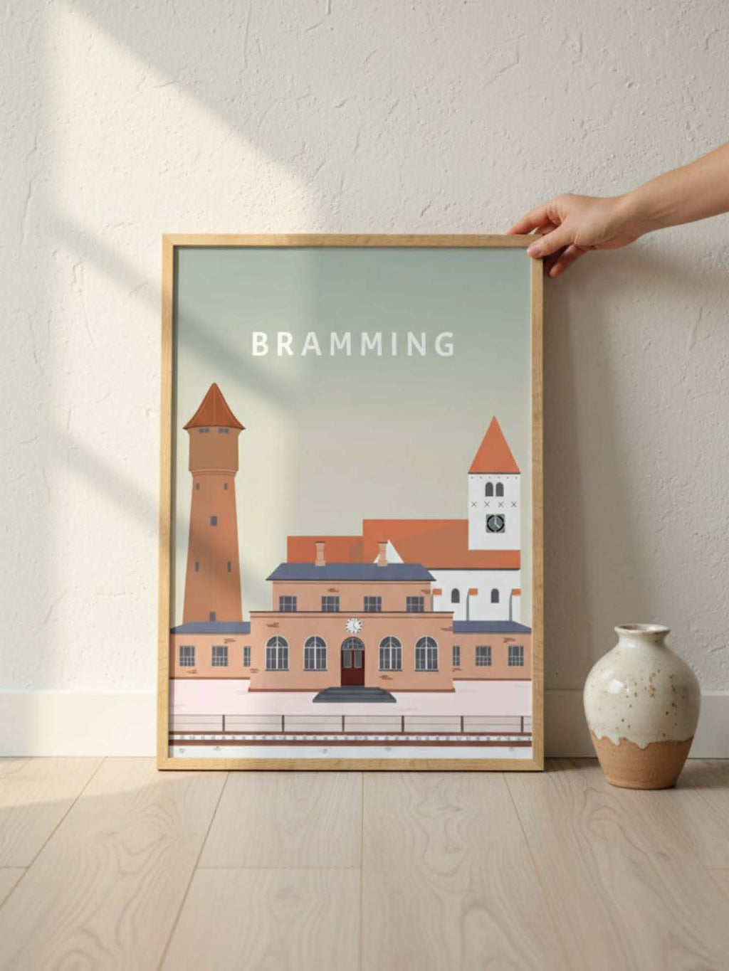 Bramming plakat - gave byplakat