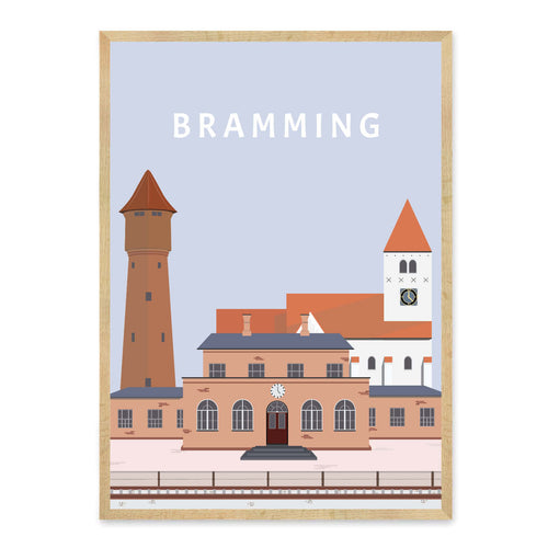 Bramming plakat - gave byplakat