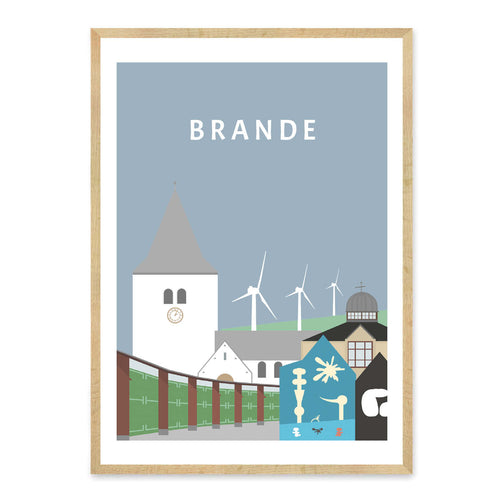 Brande plakat - gave byplakat