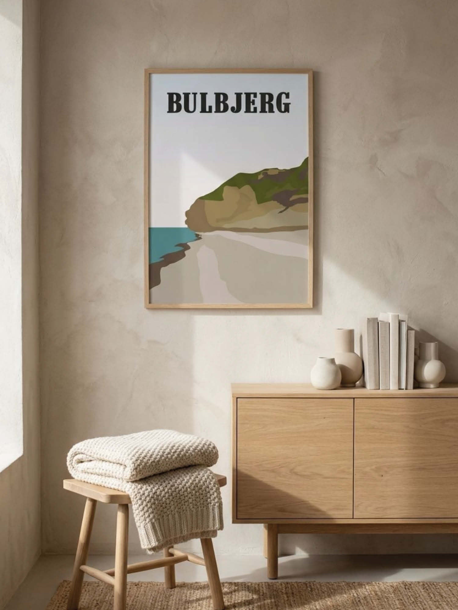 Bulbjerg plakat - gave byplakat