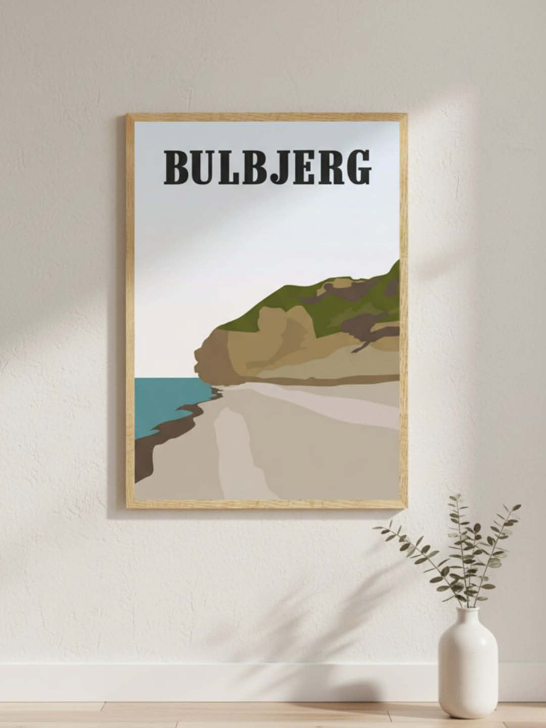 Bulbjerg plakat - gave byplakat