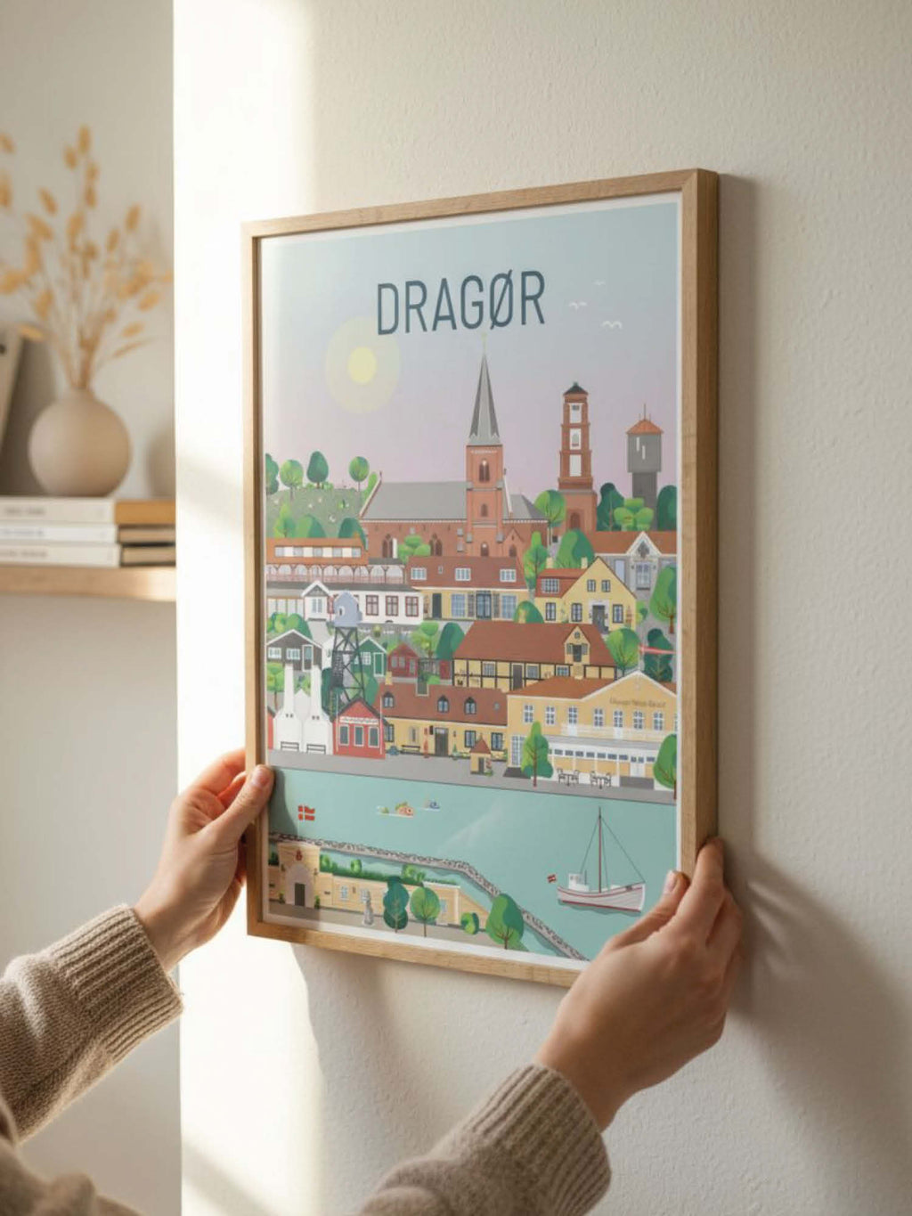 Dragør plakat - gave byplakat