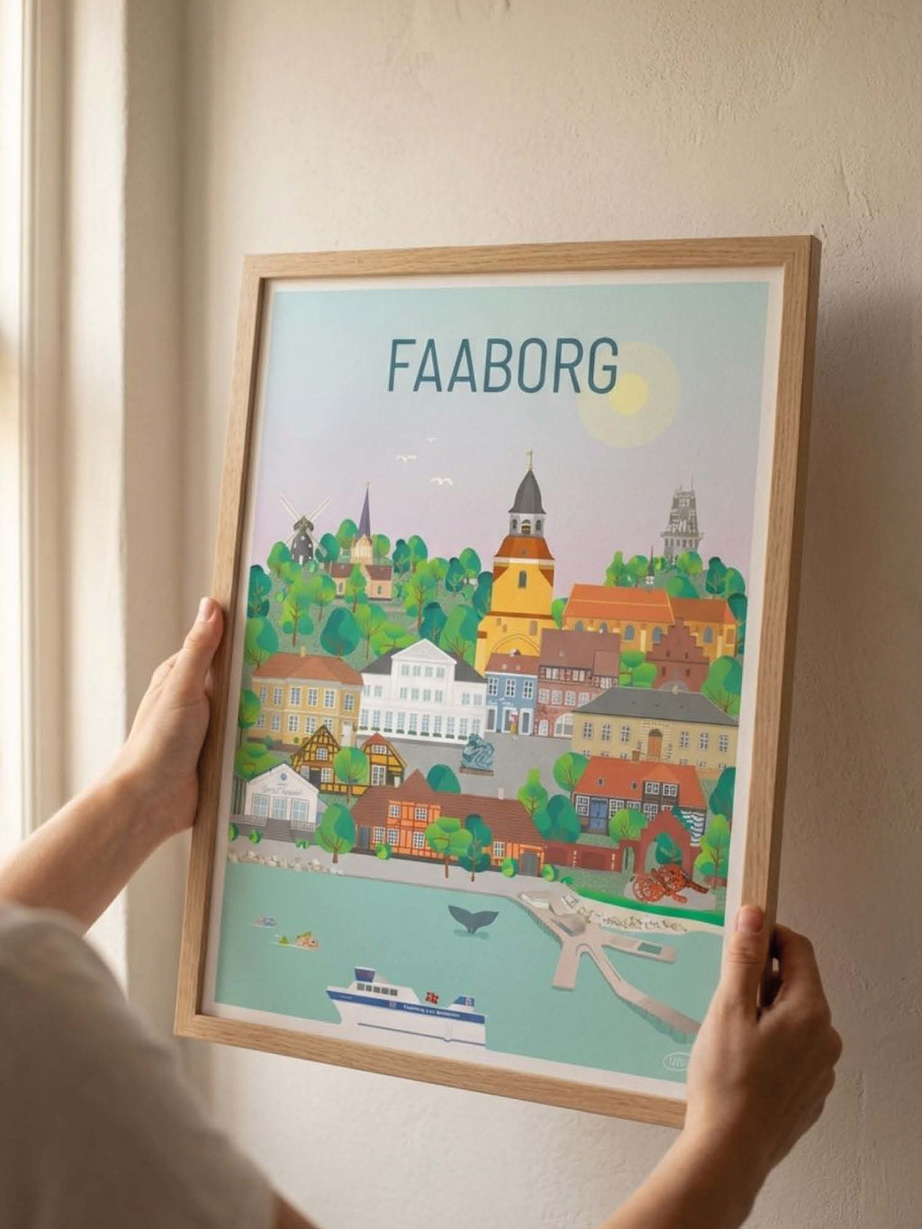Faaborg plakat - gave byplakat