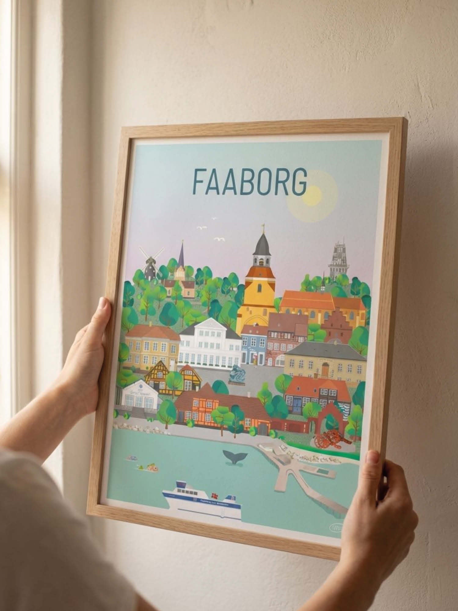 Faaborg plakat - gave byplakat