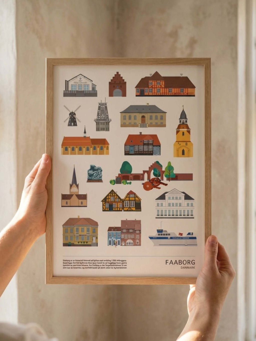 Faaborg plakat - gave byplakat