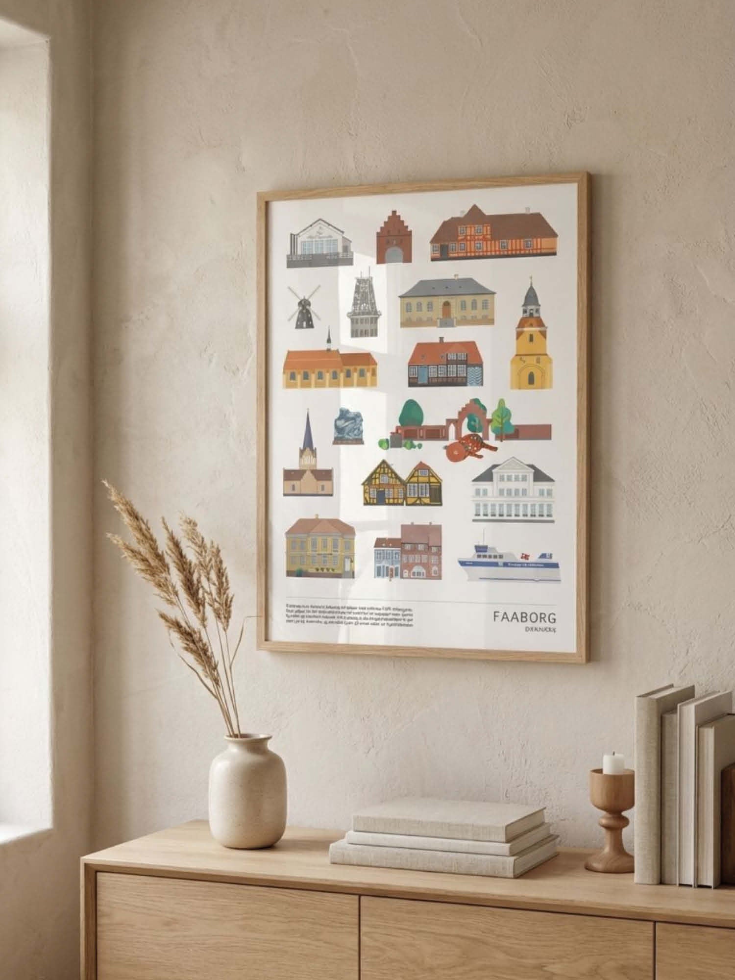 Faaborg plakat - gave byplakat