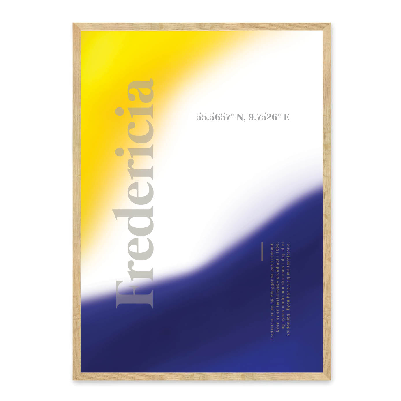 Fredericia abstrakt plakat