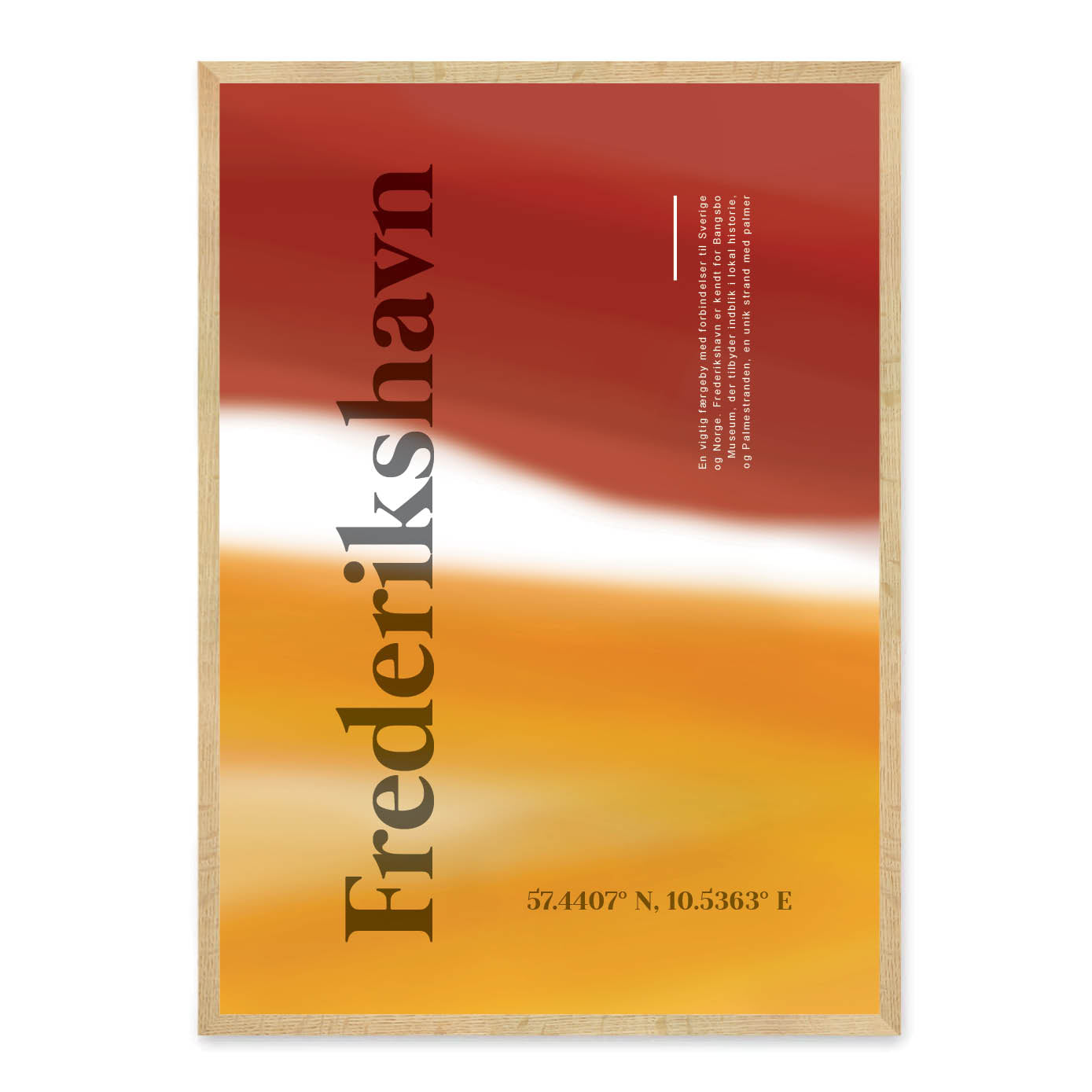 Frederikshavn abstrakt plakat