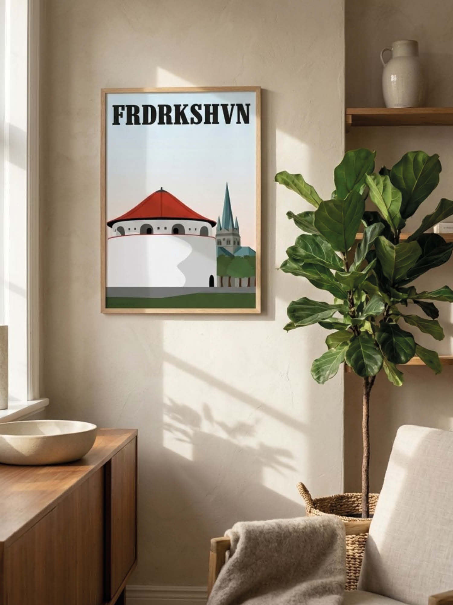 Frederikshavn plakat - gave byplakat