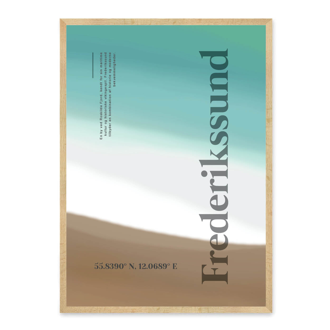 Frederikssund abstrakt plakat
