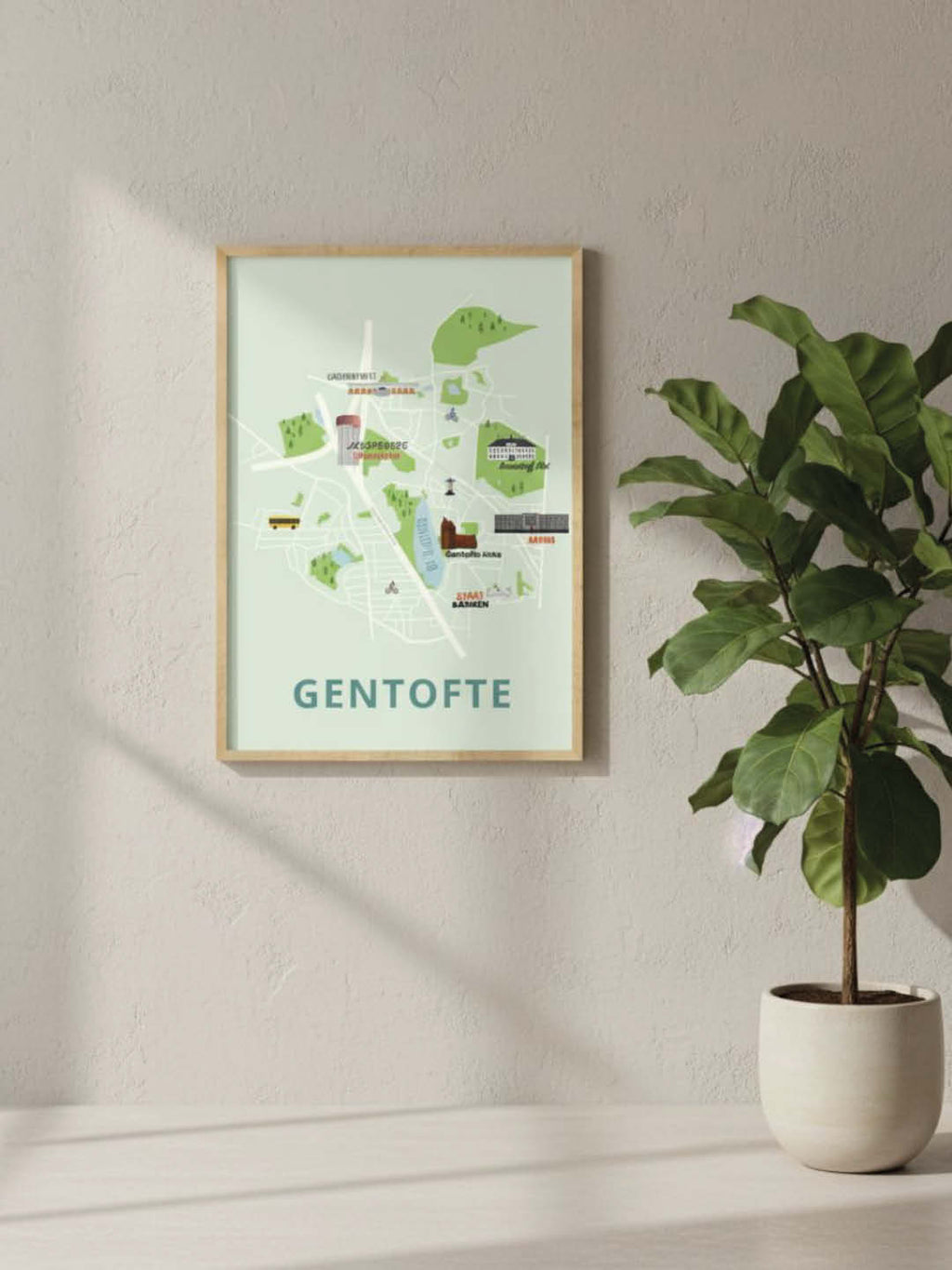 Gentofte plakat - gave byplakat