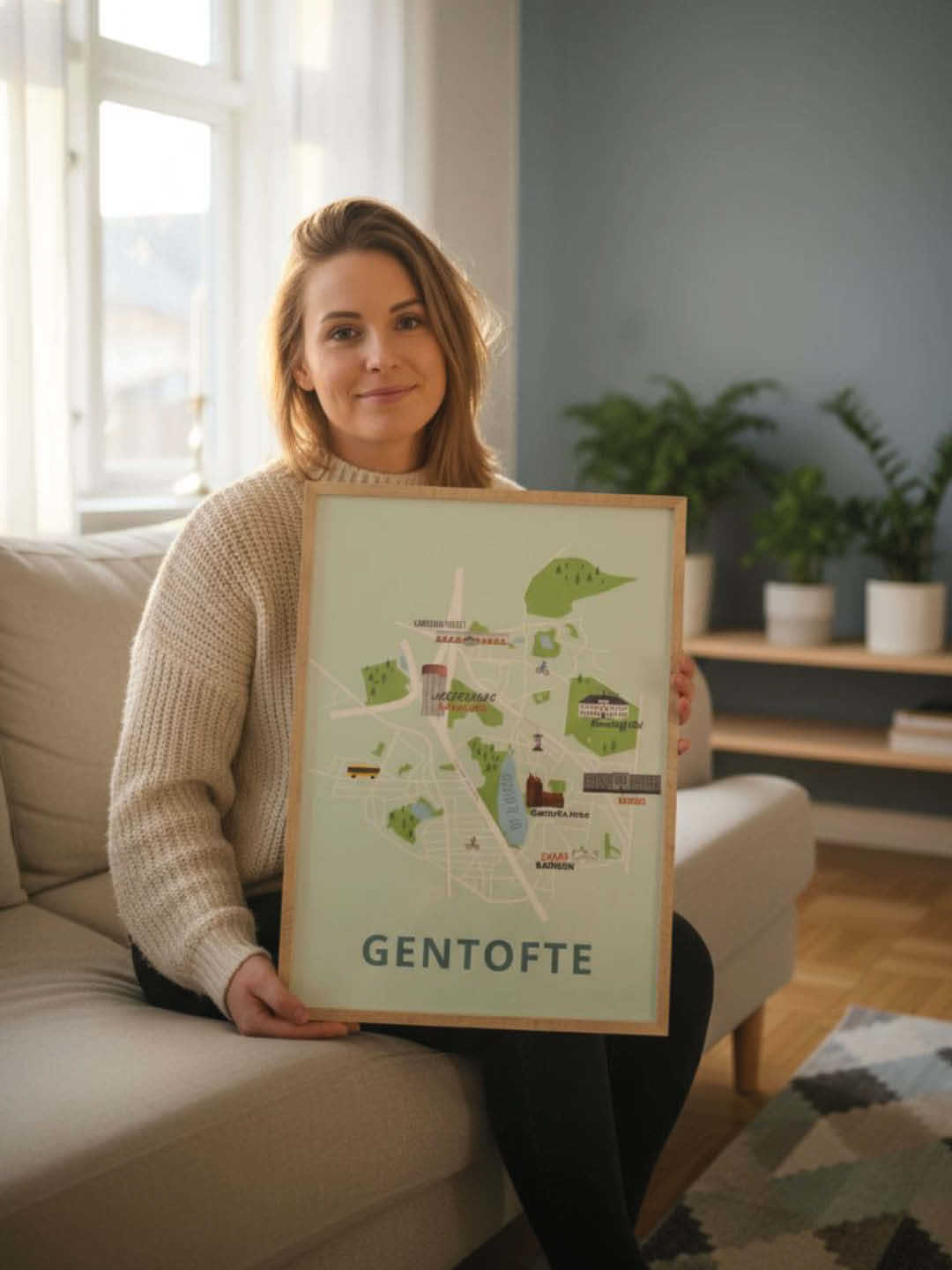 Gentofte plakat - gave byplakat