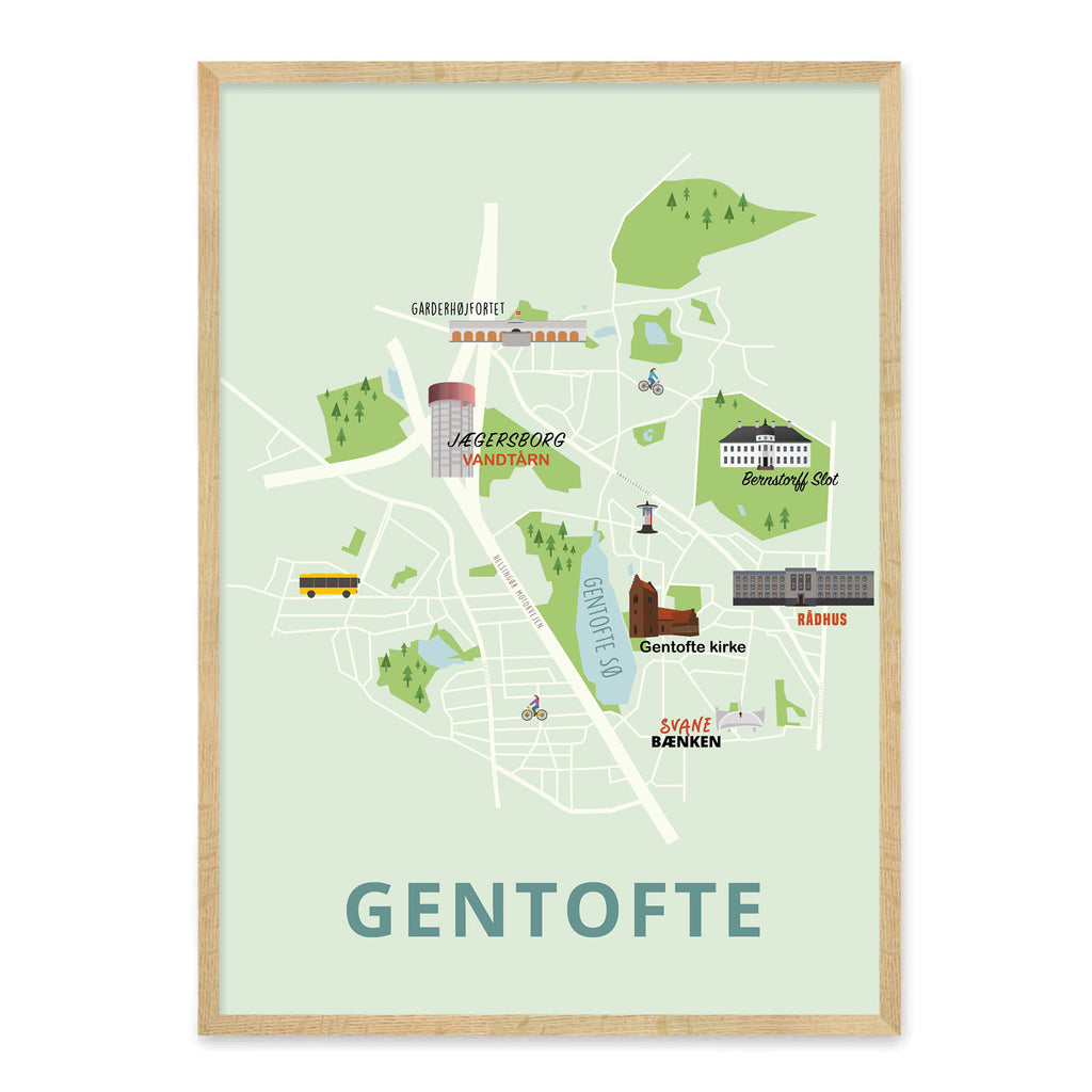Gentofte plakat - gave byplakat