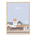 Give plakat - gave byplakat