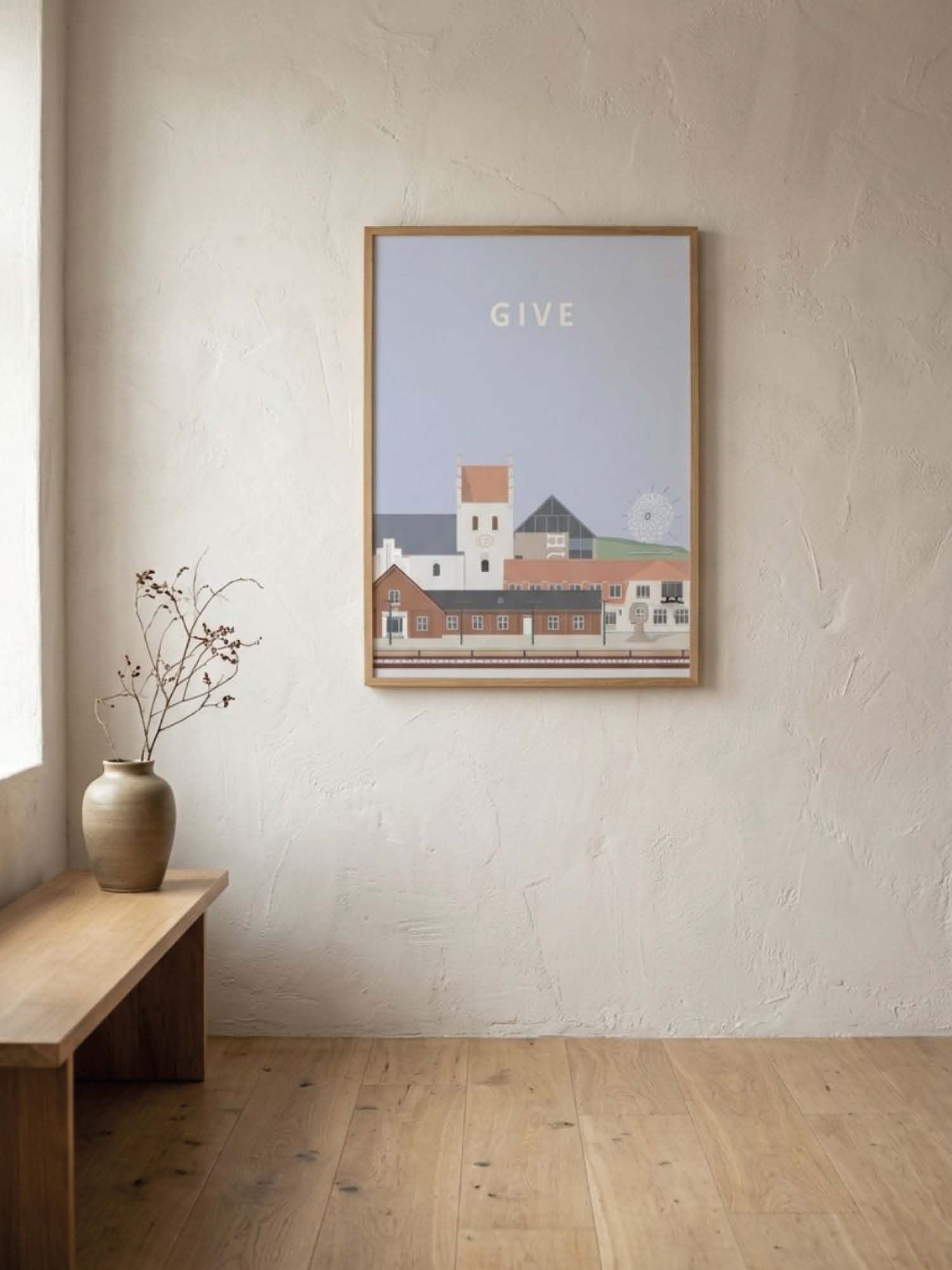 Give plakat - gave byplakat