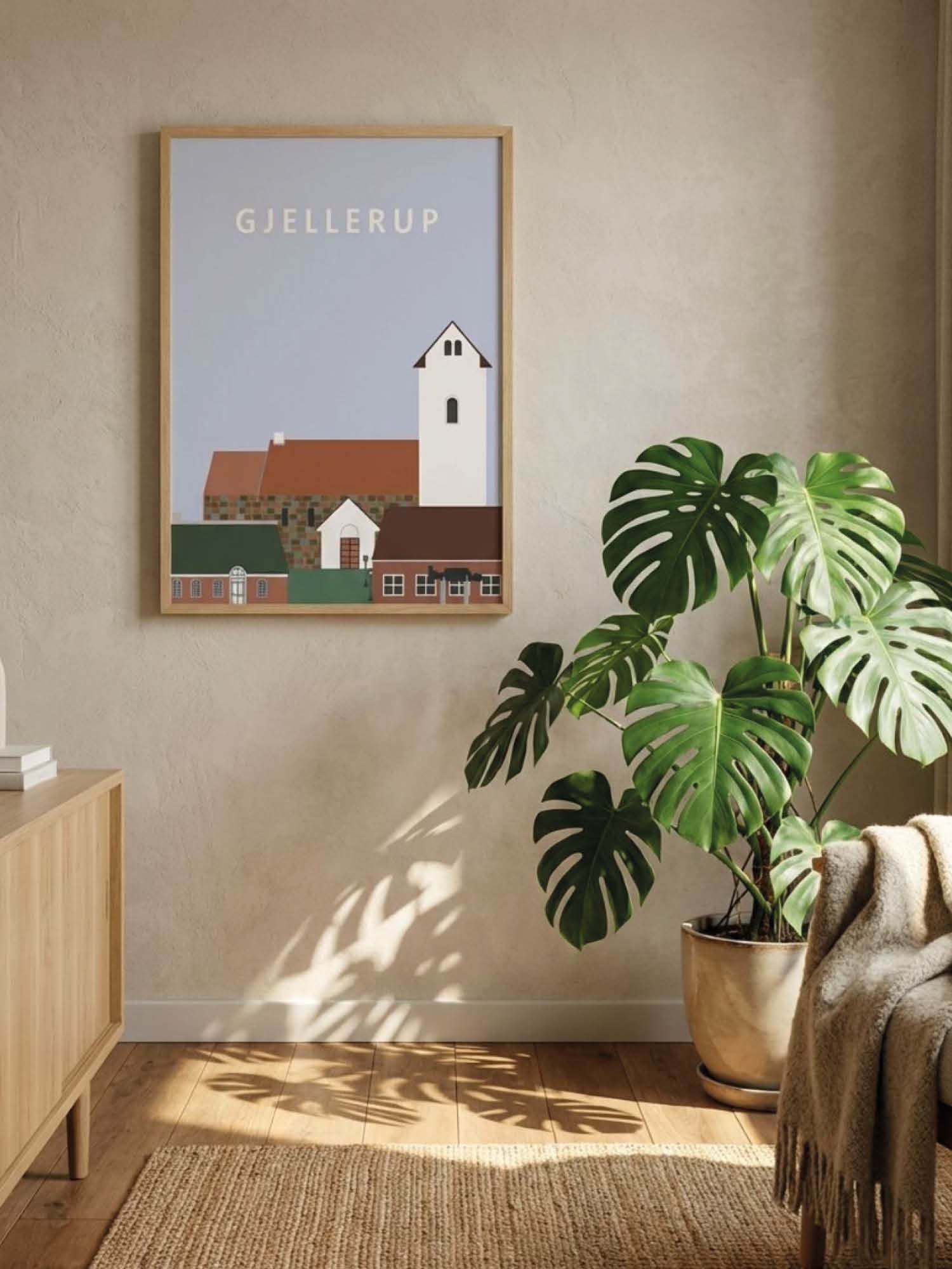 Gjellerup plakat - gave byplakat