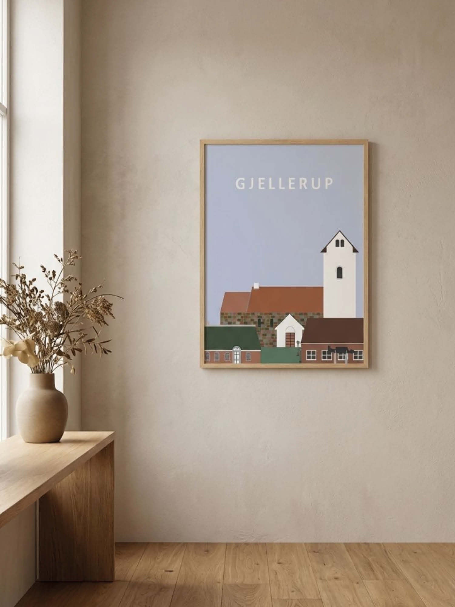 Gjellerup plakat - gave byplakat