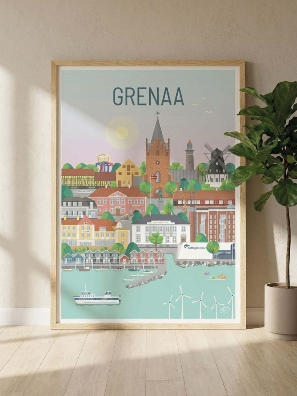 Grenaa plakat - gave byplakat
