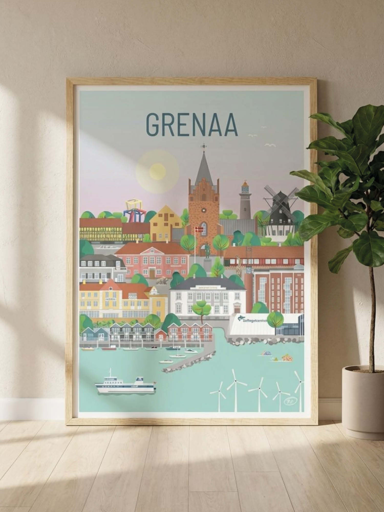 Grenaa plakat - gave byplakat