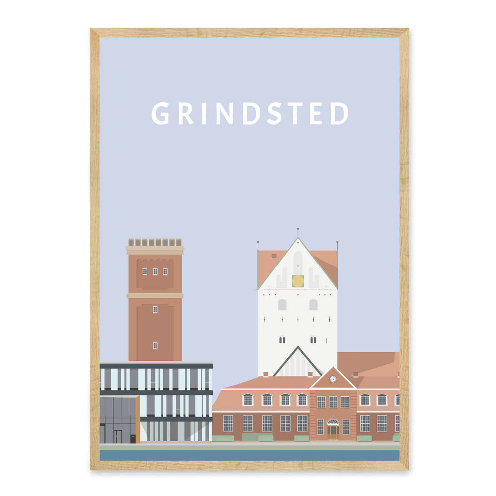 Grindsted plakat - gave byplakat