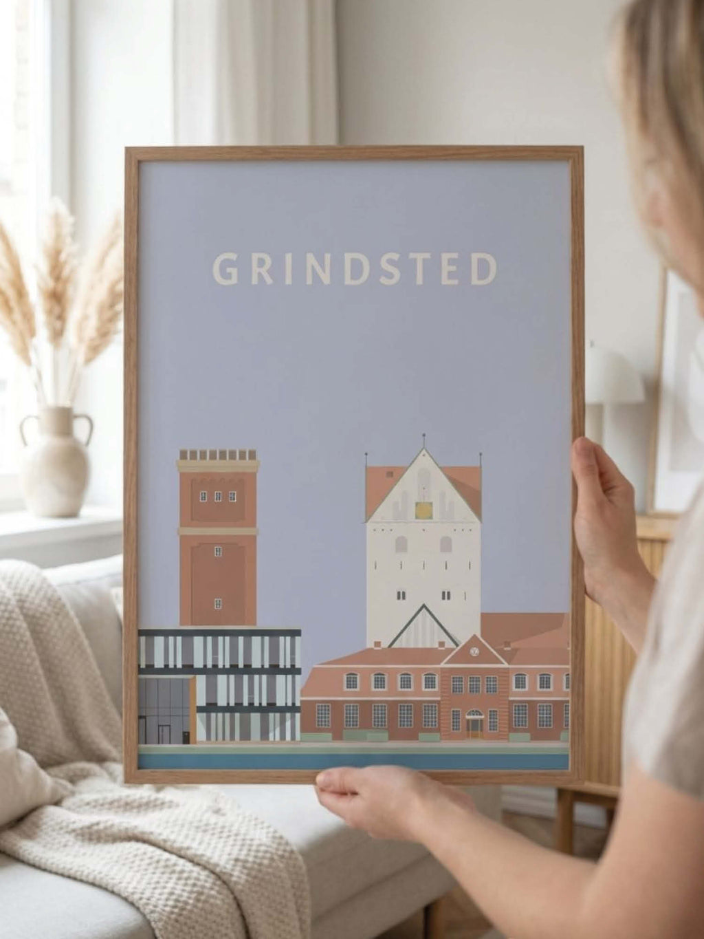 Grindsted plakat - gave byplakat