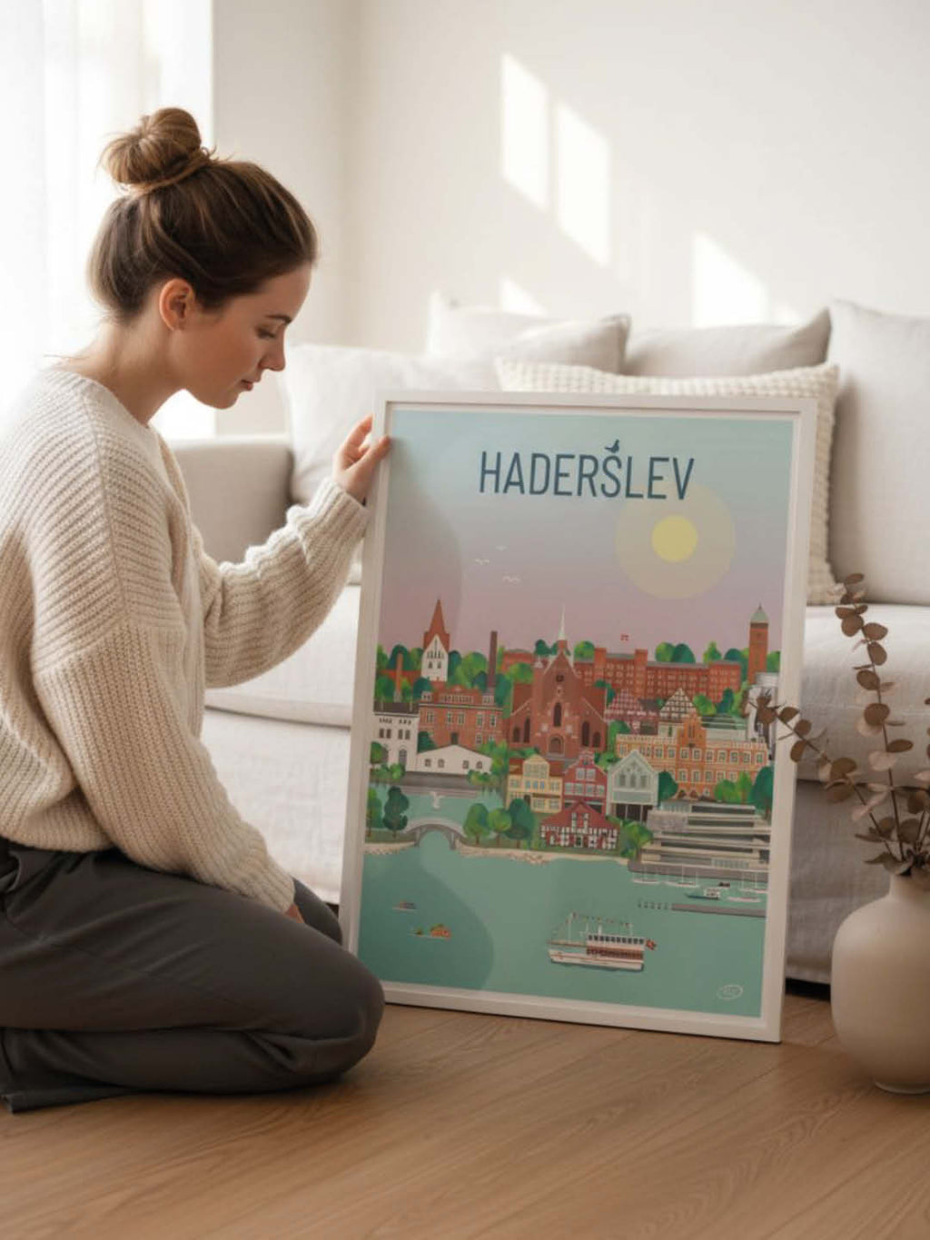 Haderslev plakat - gave byplakat