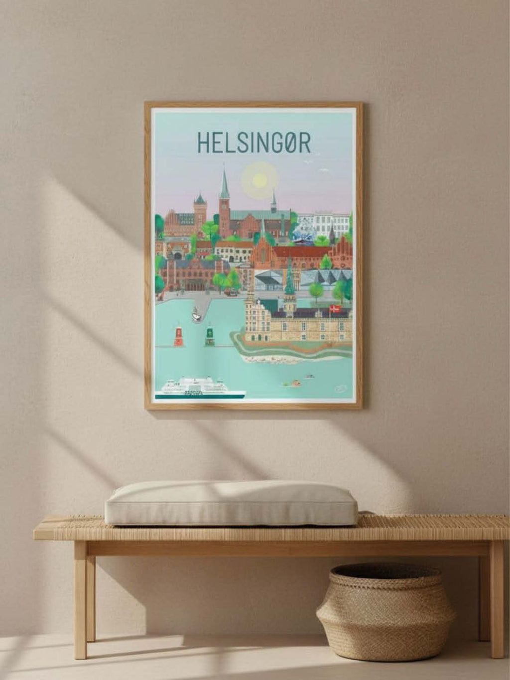 Helsingør plakat - gave byplakat