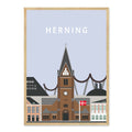 Herning plakat - gave byplakat