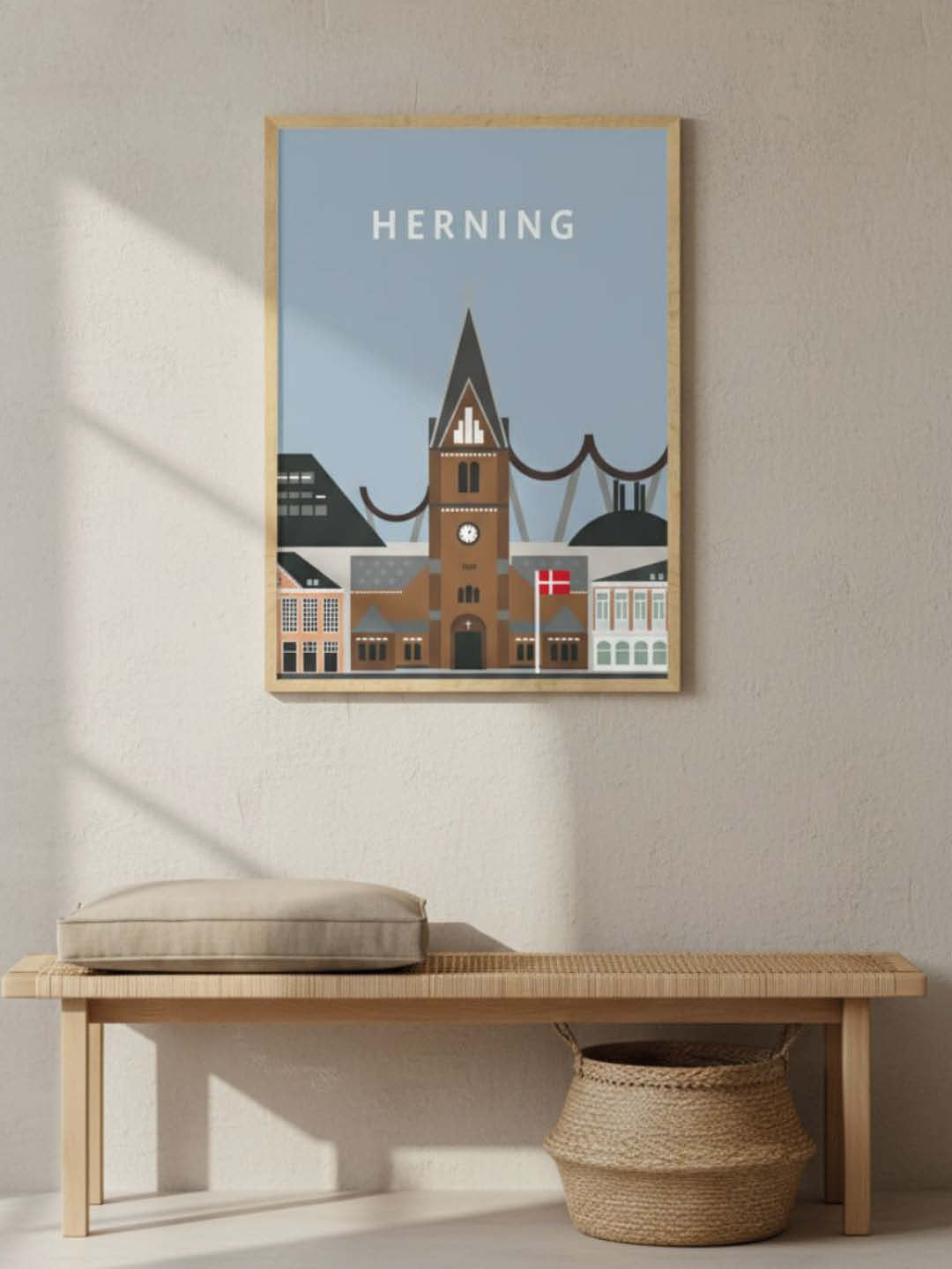 Herning plakat - gave byplakat
