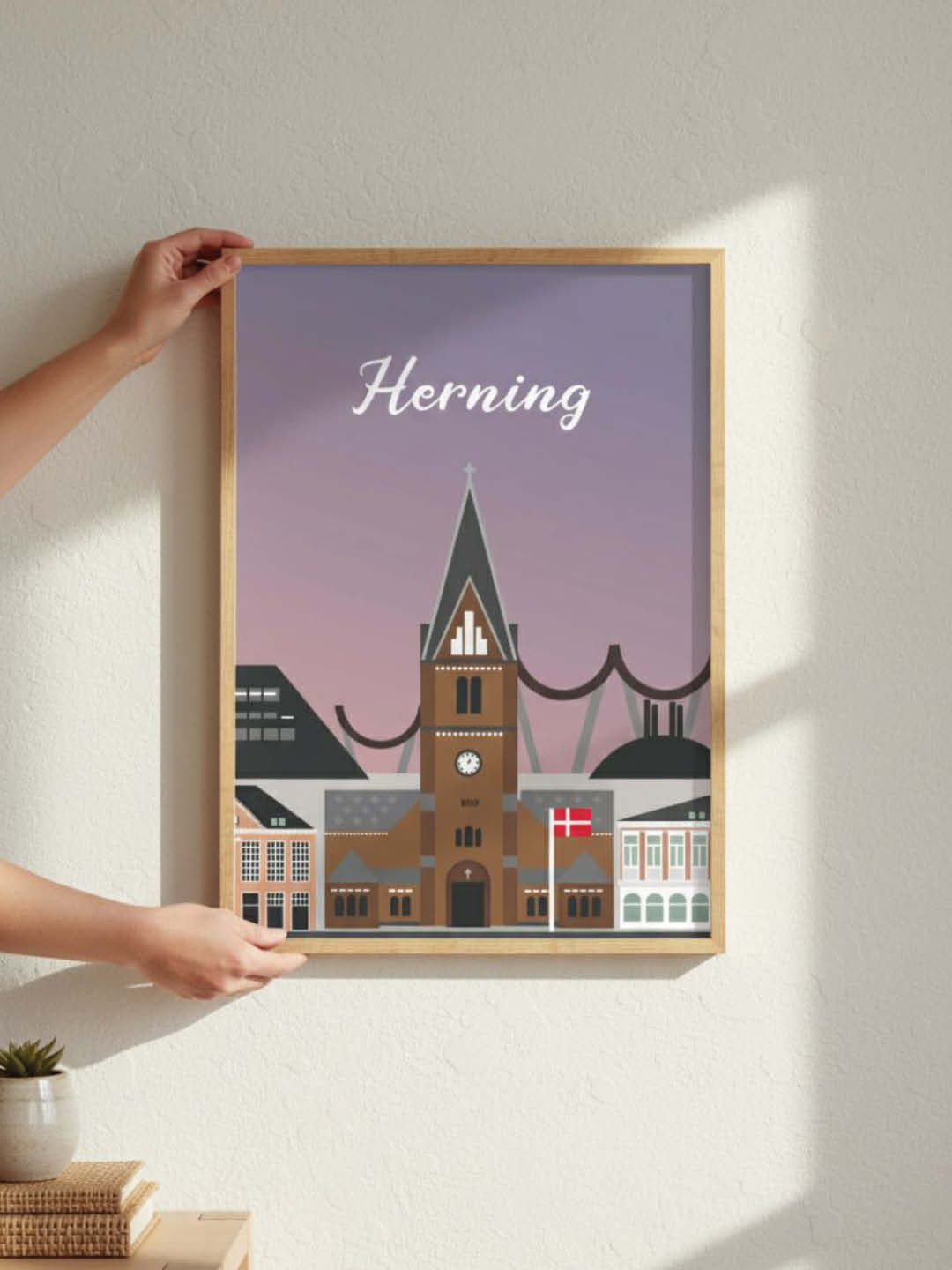 Herning plakat - gave byplakat