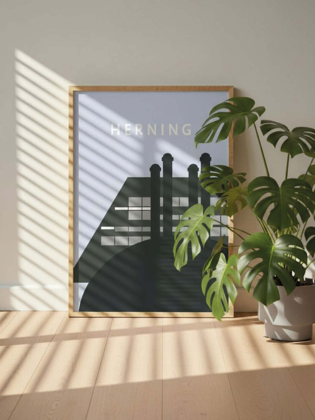 Herning plakat - gave byplakat