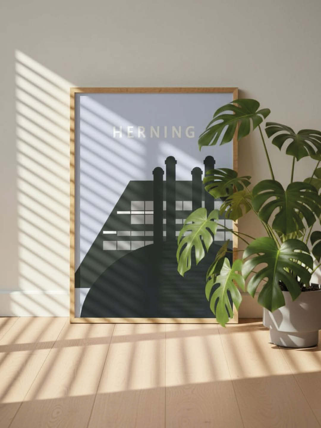 Herning plakat - gave byplakat