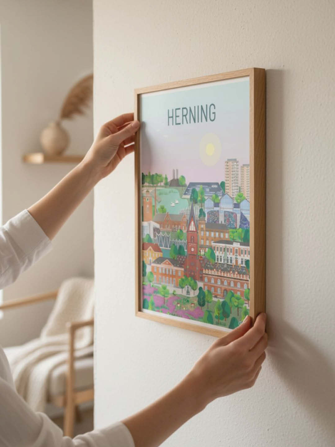 Herning plakat - gave byplakat