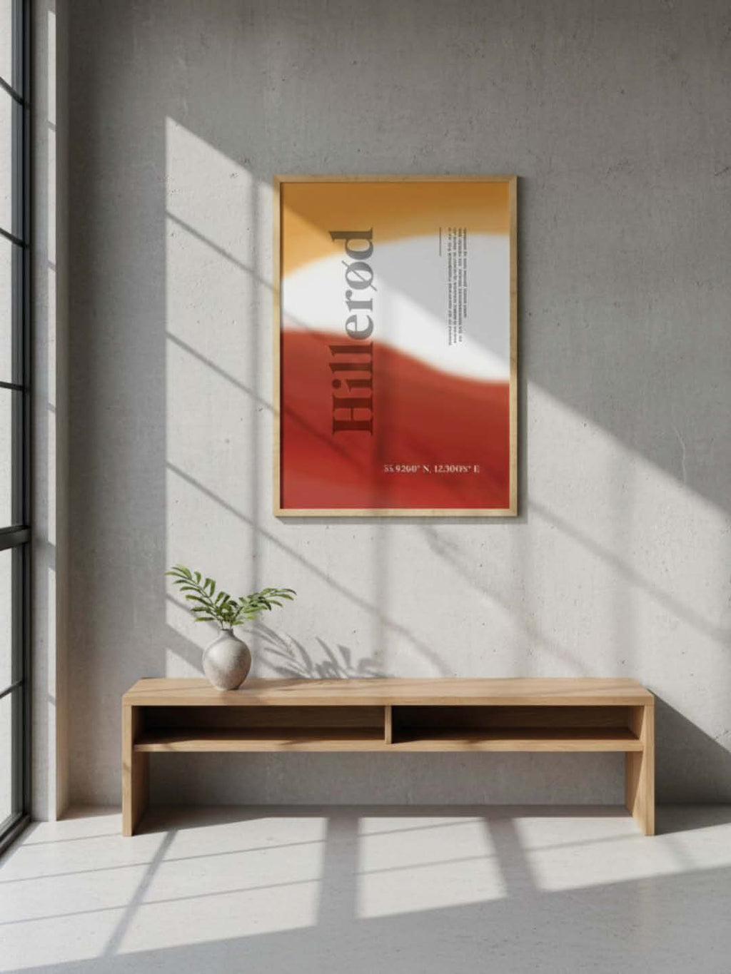 Hillerød plakat - gave byplakat