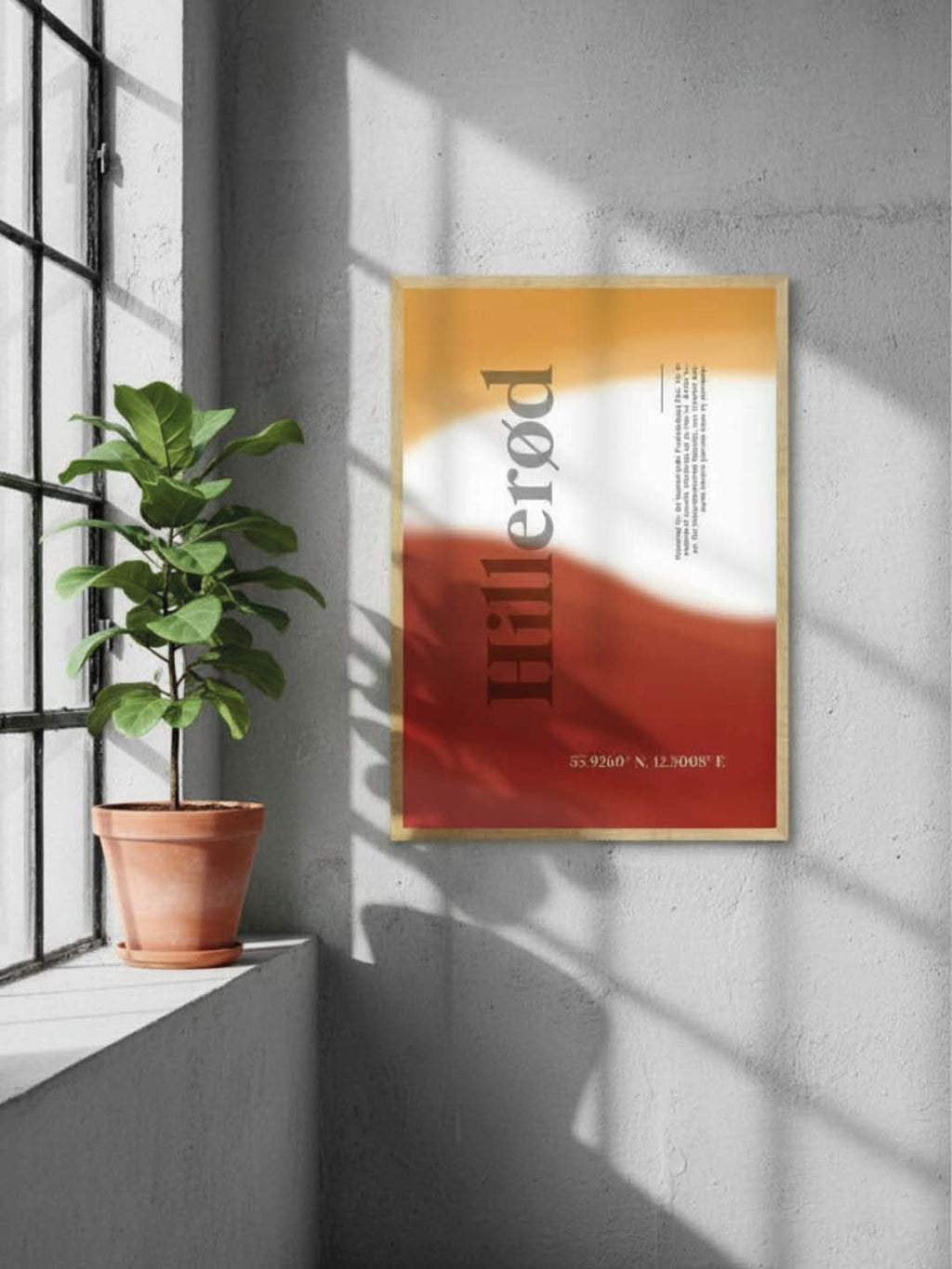 Hillerød plakat - gave byplakat