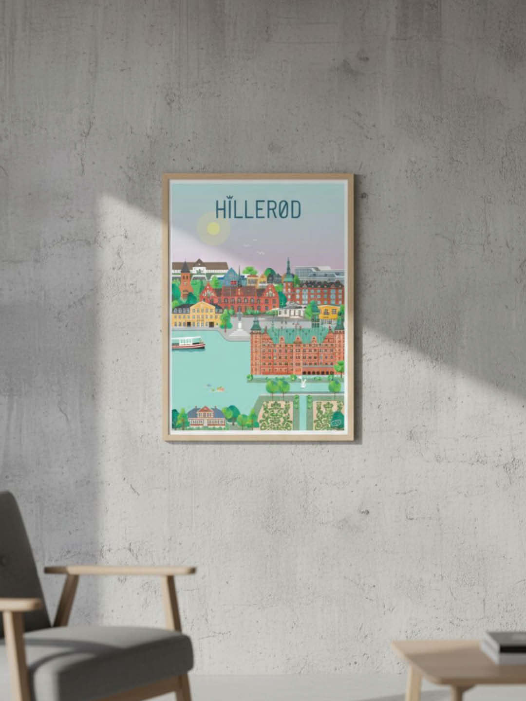 Hillerød plakat - gave byplakat