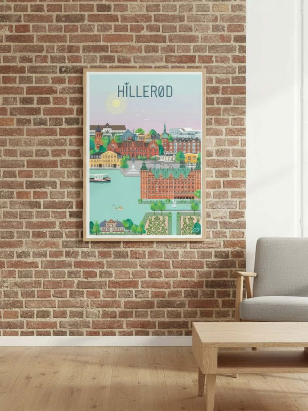 Hillerød plakat - gave byplakat