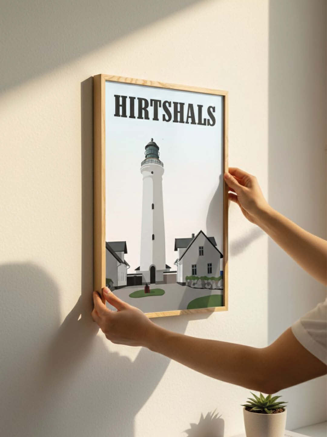 Hirtshals plakat - gave byplakat