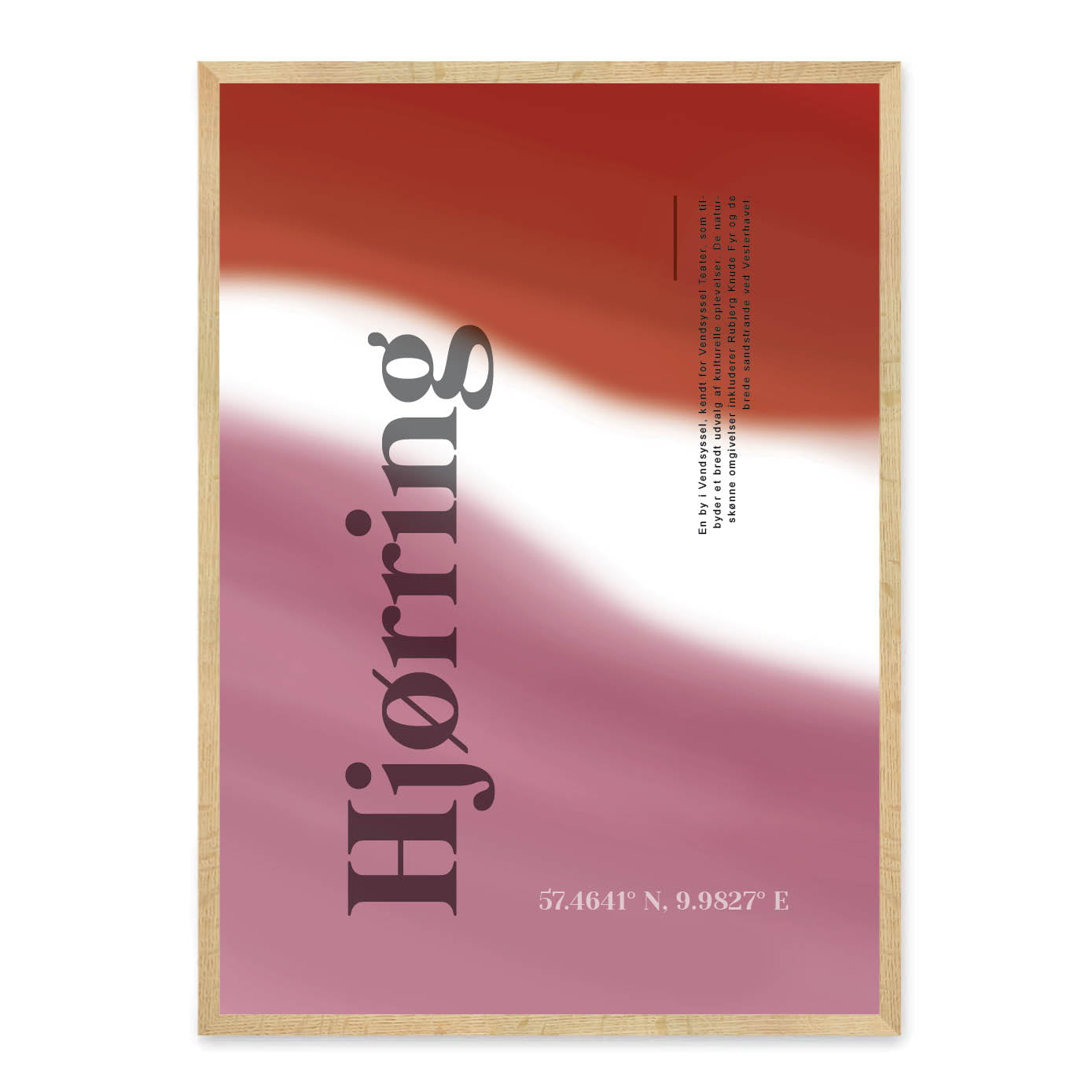 Hjørring plakat - gave byplakat