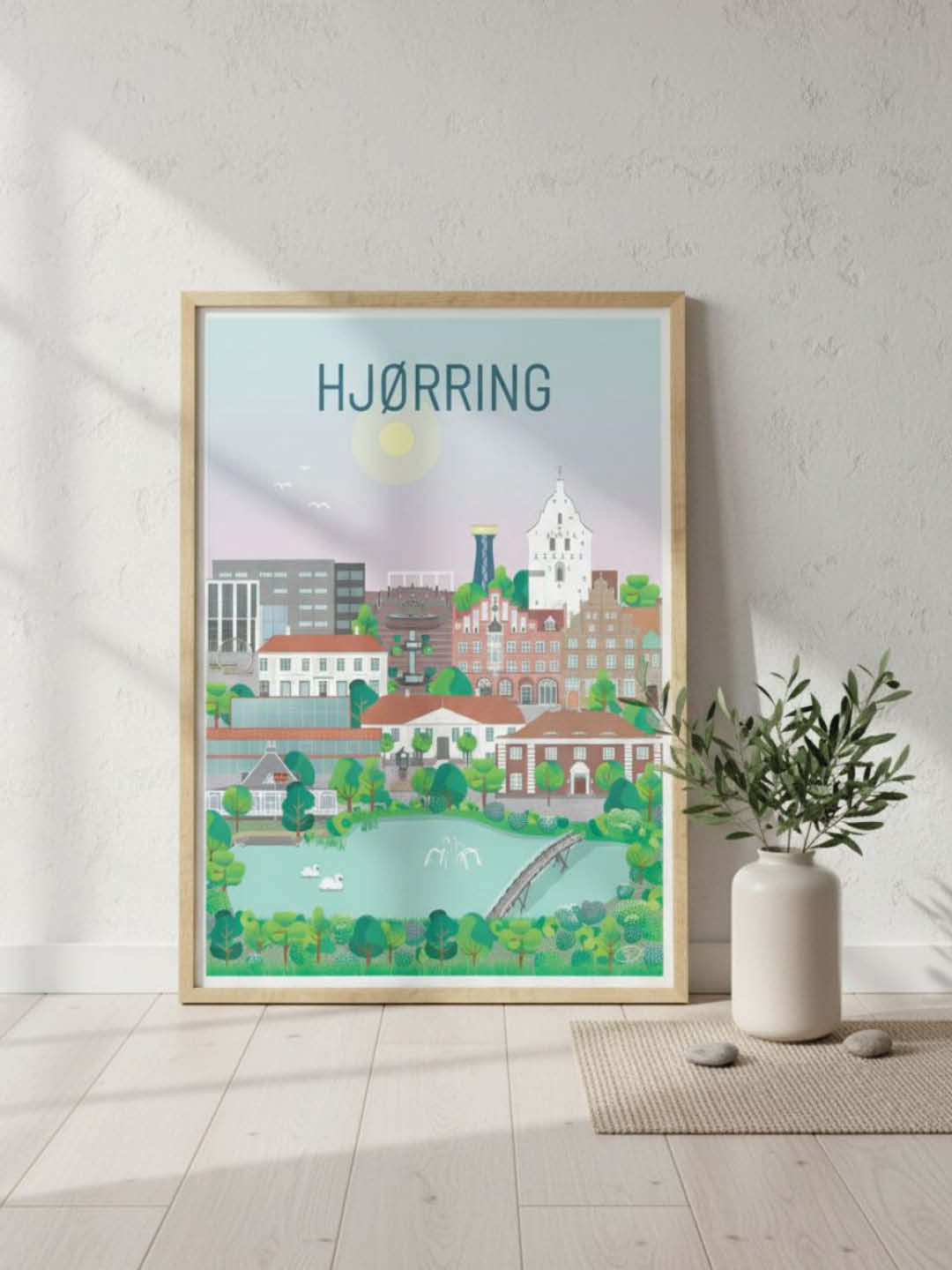Hjørring plakat - gave byplakat