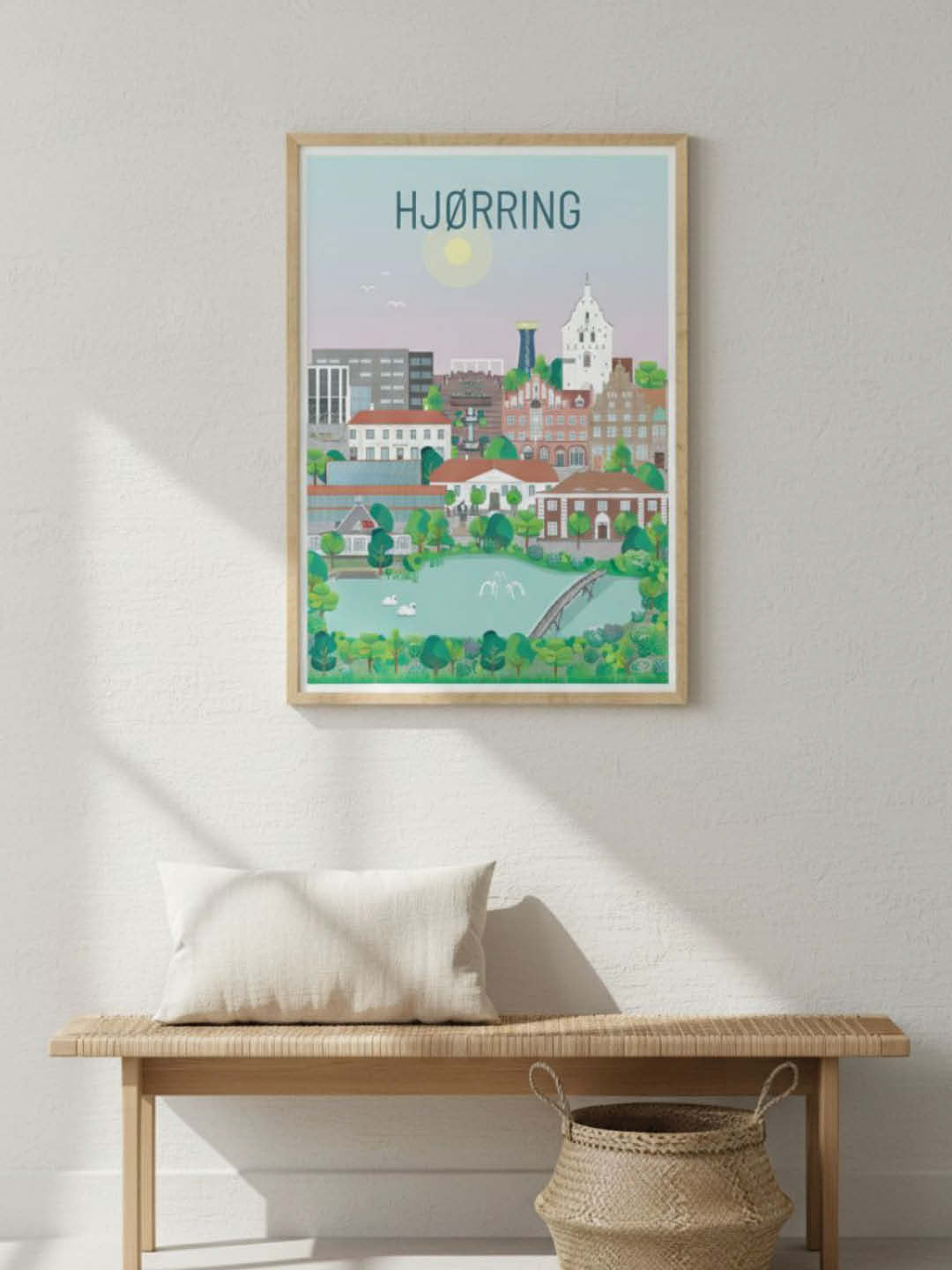 Hjørring plakat - gave byplakat