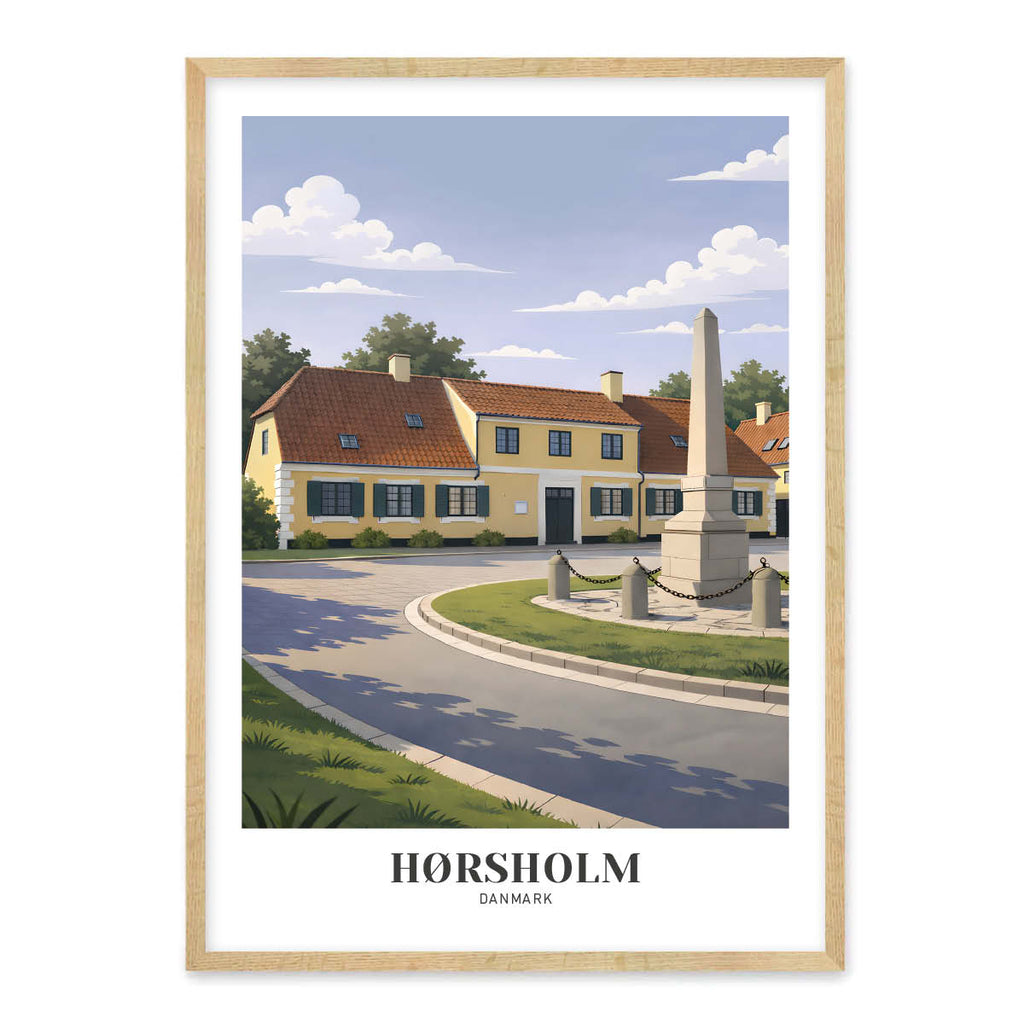 Hørsholm plakat - gave byplakat