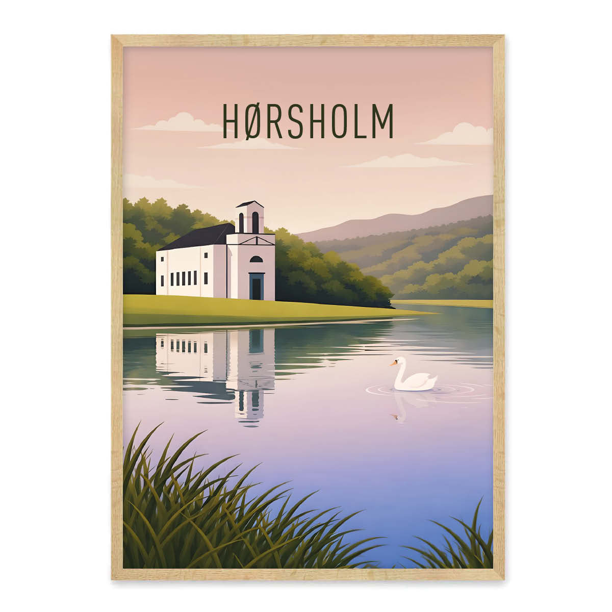 Hørsholm plakat - gave byplakat