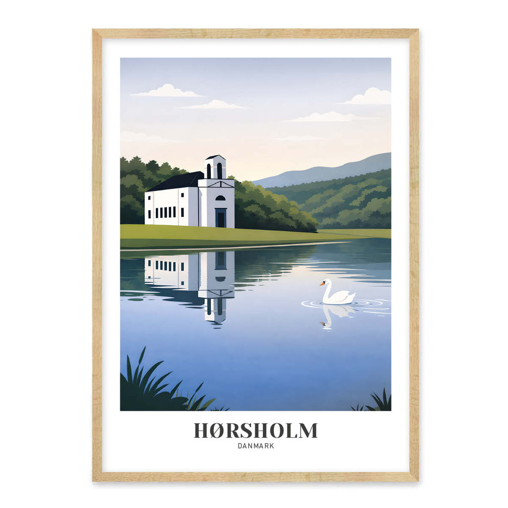 Hørsholm plakat - gave byplakat