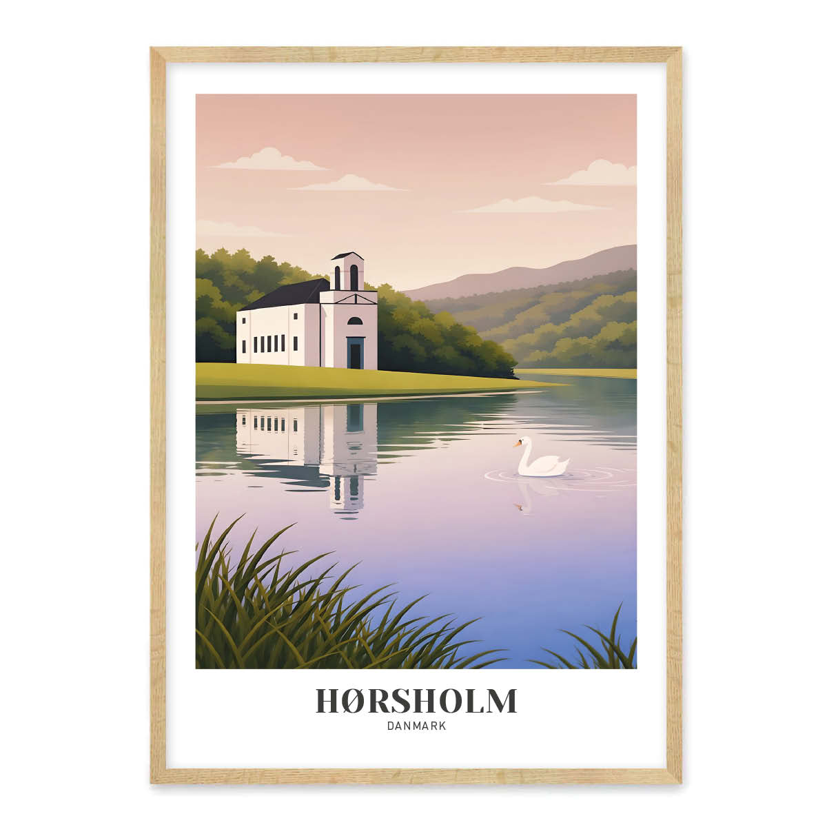 Hørsholm plakat - gave byplakat