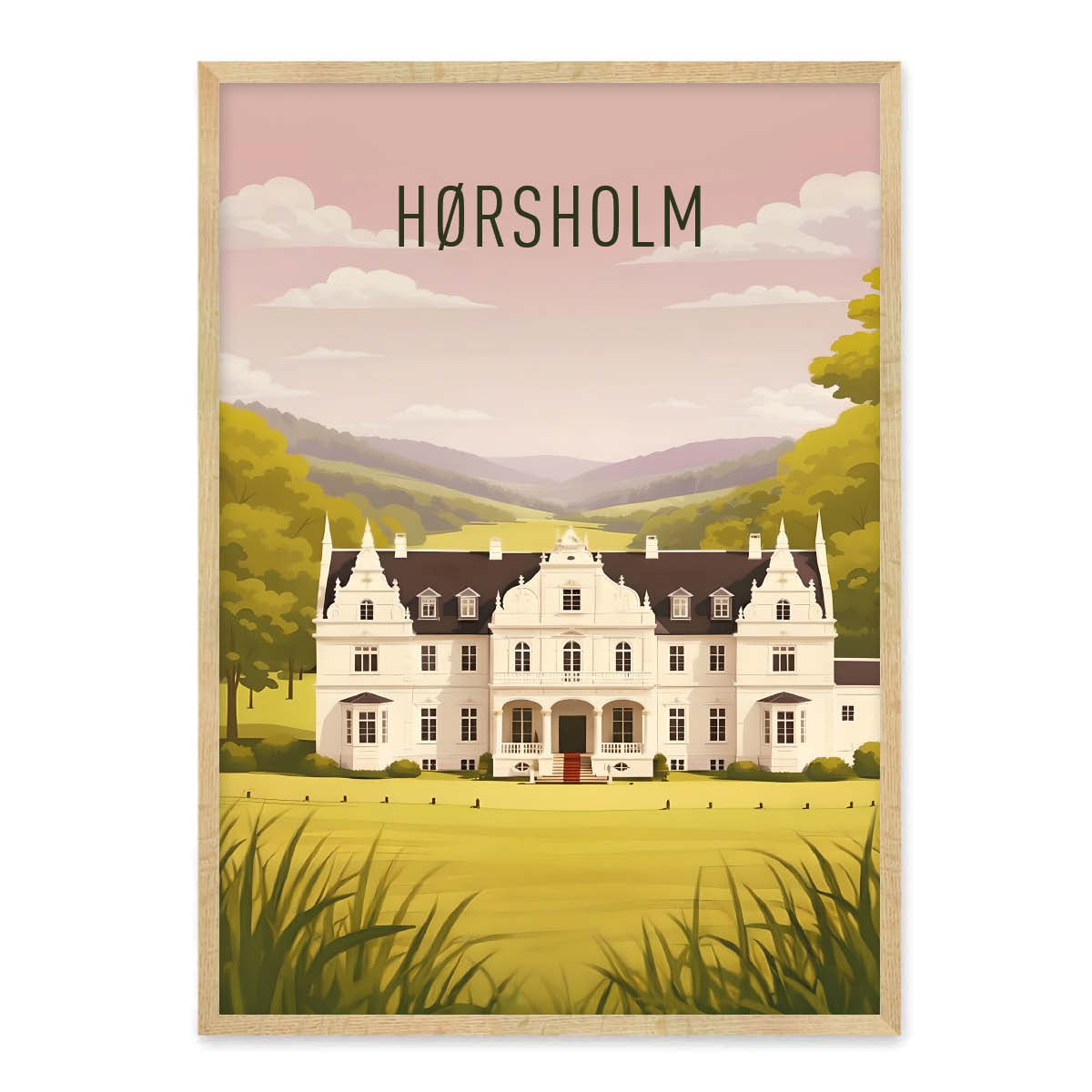 Hørsholm plakat - gave byplakat