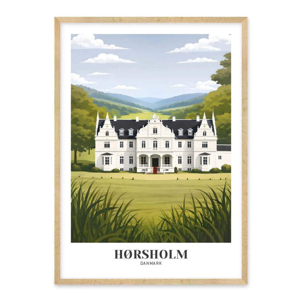 Hørsholm plakat - gave byplakat