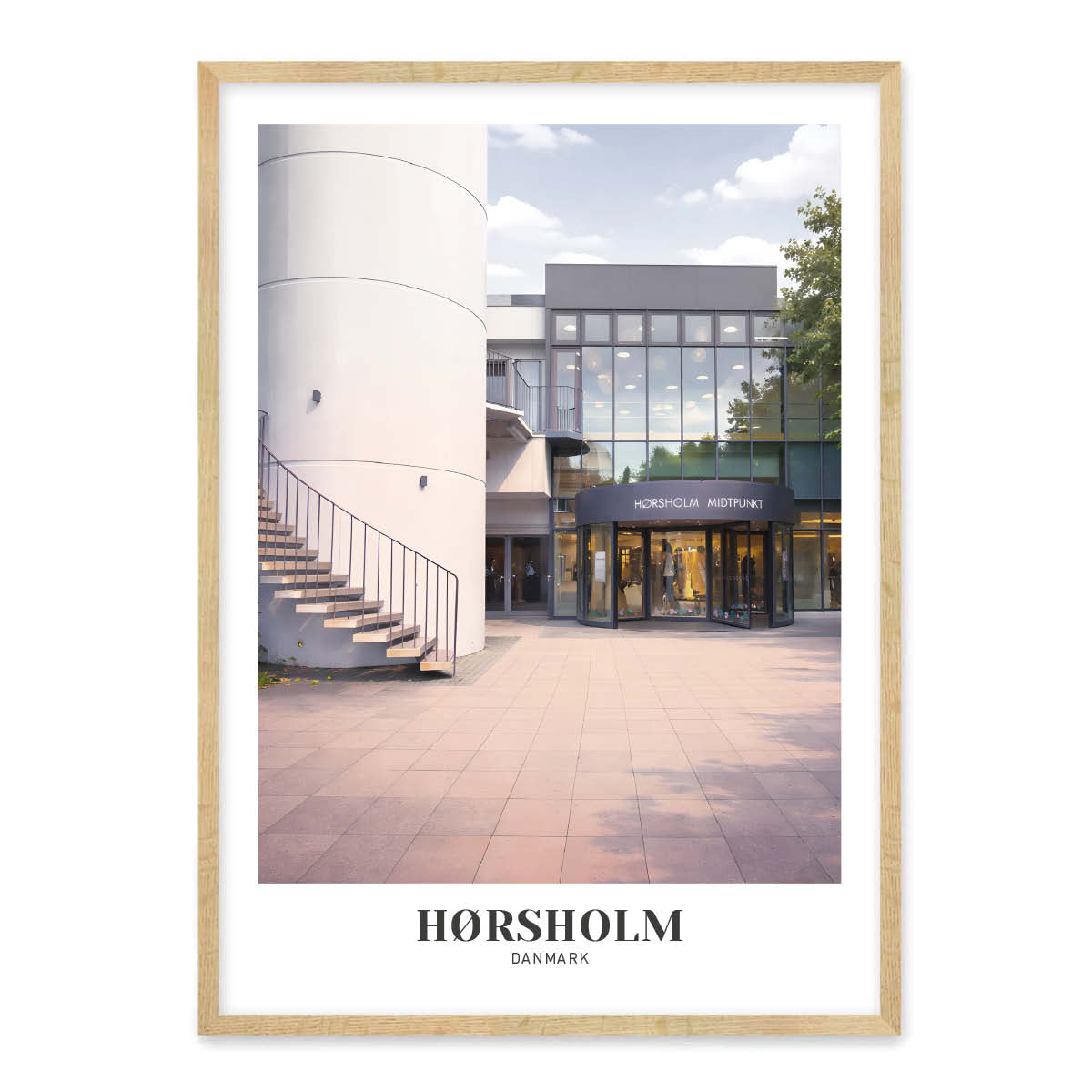 Hørsholm plakat - gave byplakat